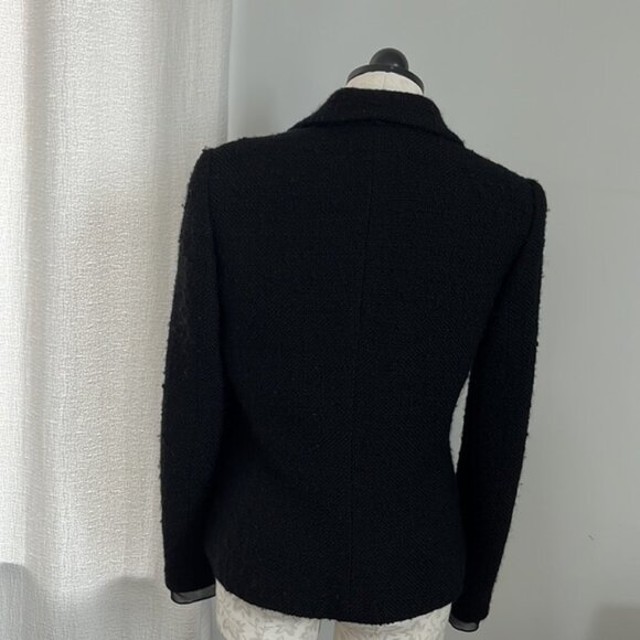 Banana Republic Vintage Wool Boucle Tweed Classic Lady Blazer Jacket - Picture 8 of 8